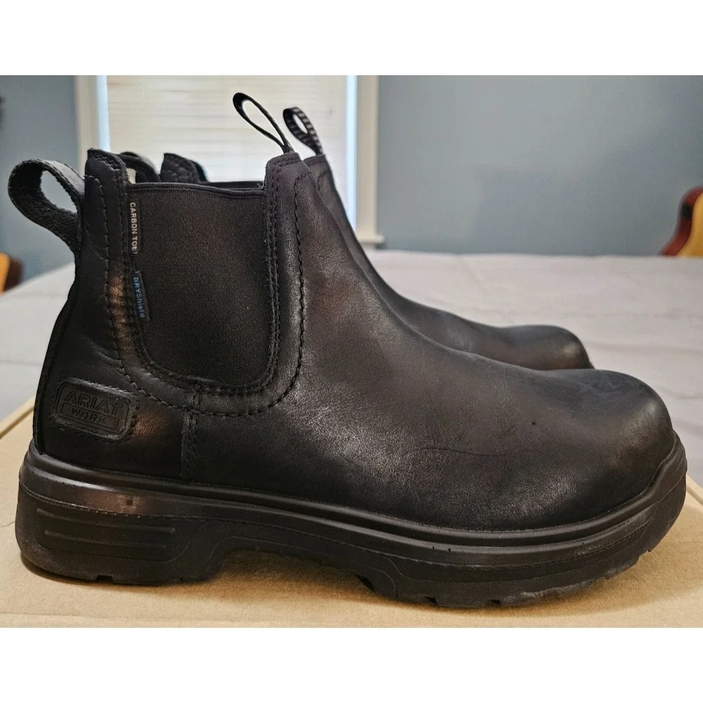 Ariat® (Men's 9 D) Turbo™ Chelsea CSA Waterproof Carbon Toe Work Boot - $209